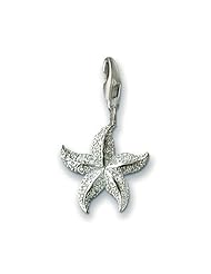 Thomas Sabo Starfish Charm, Sterling Silver