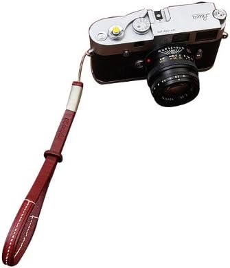 Burgandy Oneknot Handmade Genuine Leather Camera Strap Wrist Strap 3034
