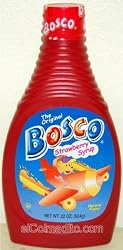 Bosco Strawberry Syrup - 22 oz Squeeze Bottle