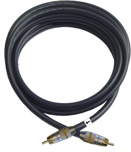 Accell B035C-018B UltraAudio Subwoofer Cable (18 Feet)