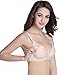 TANZKY® Womens Double Breastpump Hands Free Pumping Bra with Underwire (L, Complexion)