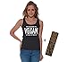 Awkwardstyles Women's Don't Ask Me Why I'm Vegan Tank Top Vegetarian + Bookmark