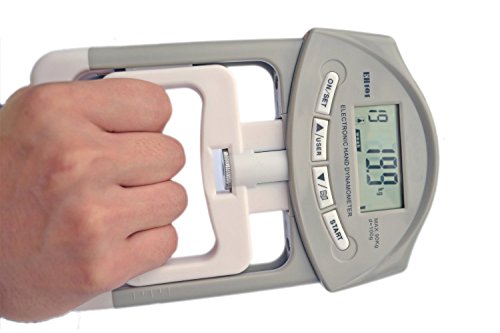 Deyard EH101 Electronic Hand Dynamometer 90 kg / 200 lbs Capacity Range Hand Grip Strengthener with 19 Sets of Individual Records