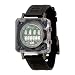 01TheOne Unisex RB907B3 Razor Block Black Fashion Watch