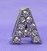 A Letter 10mm Slide Charm for Personalized Bling Dog Collar