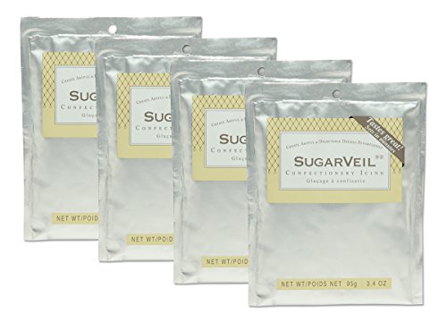 Sugarveil® 4-pack of 3.4 oz sugarveil confectionery ic…