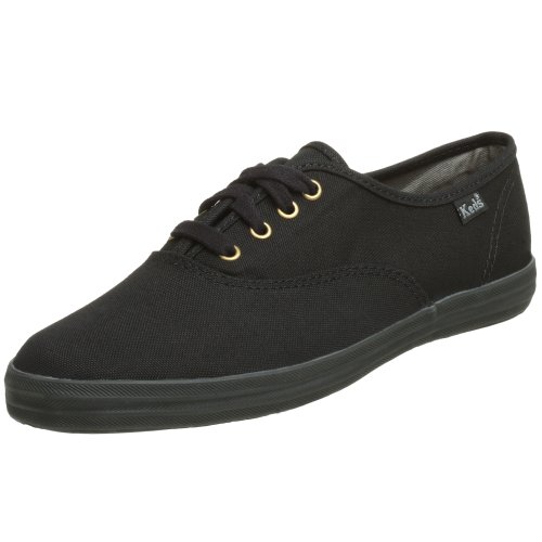 Keds Women's Champion Sneaker,Black,10 M