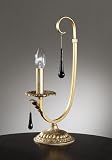 FIORENZA:Tischleuchte,Made in Italy,Made with Murano Glas,antic gold
