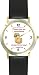 Habit 1 - Those Committed #1 (English Text) - DELUXE TWO-TONE WATCH from THE 7 HABITS - WATCH COLLECTION BY WATCHBUDDY&reg; - Arabic Numbers - Black Leather Strap-Size-Women's Size-Small