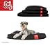 Poi Dog� Medium Dog Bed - BLACK Poly Canvas Duvet Dog Beds - Medium / Small Dogs (34")