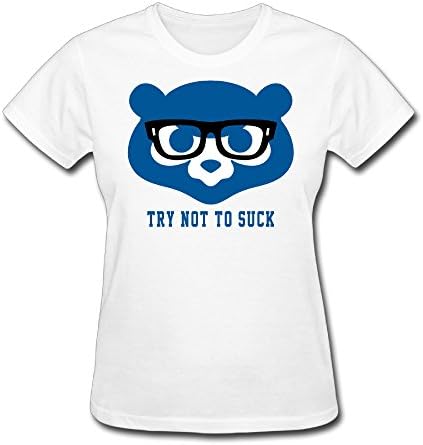 Womens Try Not To Suck Cubs Maddon Baseball Pullover Tshirt