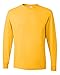 Jerzees Mens Heavyweight Blend 50/50 Long Sleeve T-Shirt Island Yellow X-Large