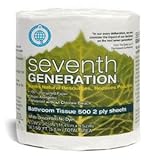 BestSeventh Generation Bathroom Tissue, 2 Ply, 500-Count (Pack of 48) Seventh Generation Bathroom Tissue, 2 Ply, 500-Count (Pack of 48)