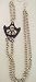 Heavy Double Strand Triple Skull Wallet Jeans Chain