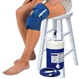 Image of Aircast Cryo Cuff and Gravity Feed Cooler Size: Medium Knee