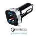 Qualcomm® Certified Quick Charge 3.0 Mivi Car Charger for Super Fast charging for Galaxy S6/S7/Edge/Plus, Note 4/5, Nexus 6, Samsung Fast Charge and More (Quick Charge 3.0,2.0 Compatible) RS.699.00