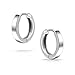 Bling Jewelry Classic 925 Sterling Silver Huggie Hoop Earrings
