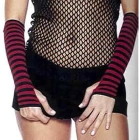 Color Choices! - Striped Arm Warmers - Fun, Contemporary or for Halloween Costumes!