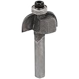 uxcell　面取りルータービット　大工仕事ツール　6.35mmの直柄　12.7mmの切削直径