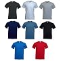 Fruit of the Loom V-Neck plain short sleeve t shirt