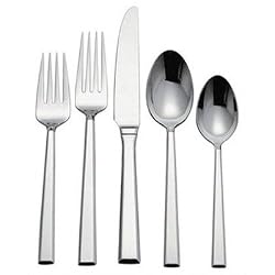R&B EveryDay Addison 45pc. 18/0 Stainless Steel Flatware Set, Service for 8