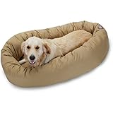 40 inch Khaki Bagel Dog Bed By Majestic Pet Products