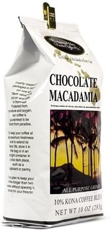 Hawaiian Isles Kona Coffee Vanilla Macadamia, Chocolate Macadamia &amp; Hazelnut Bundle 3 Items