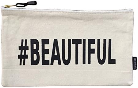 Canvas Pouch -All Purpose Personal Gadget Organizer, Multi-use Toiletry Bag, Cosmetic Case, Travel Organizer, Tech Accessories, Bill Organizer, First Aid Kit, Dopp Bag(12.5"x7.5") (12.5 IN, BEAUTIFUL)