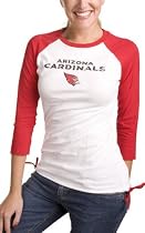 Arizona Cardinals Women's 3/4 Sleeve Raglan Top - by Alyssa Milano