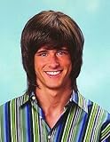 Brown 70s Shag Wig