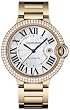 NEW CARTIER BALLON BLEU MENS GOLD WATCH WE9008Z3