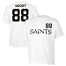 New Orleans Saint Tee Shirts : Reebok New Orleans Saint #88 Jeremy Shockey Youth White Scrimmage Gear Tee Shirts