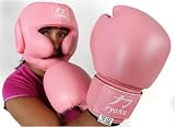Pink Leather Boxing Gloves