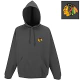 Chicago Blackhawks NHL Goalie Pullover Hooded Sweatshirt (Black)