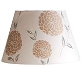 Laura Ashley SLB28216 Erin 16-Inch Barrel Shade, Gold