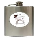 Jack Russell Terrier Hip Flask (6 oz)