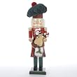 15" Decorative Wooden Scottish Bagpipes Nutcracker Table Top Christmas Figure