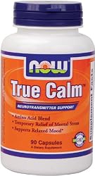 NOW Foods True Calm Amino Relaxer, 90 Capsules