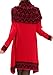 Galsang Womens Loose Irregular Wool Sweater Dress with Shawl Collar#853