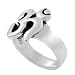 Sterling Silver Ohm Meditation Sign Ring
