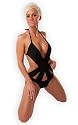 Heisser Monokini, Badeanzug in schwarz (681 -modpeg- )