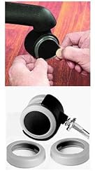 Scratch Guard Wheel Covers for Hard Wheel Casters (Pack of 10)