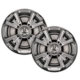 JENSEN MSX60RVR 6.5 Coaxial Waterproof Speaker 75 watts Max power handling, ASTM B117 Salt Spray Exposure Standard Compliant, ASTM D4329 UV Exposure Standard Compliant, Gray, Sold as a pair