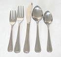 60 pc. Heavy Weight Stainless Steel Primrose Flatware Set; Service for 12