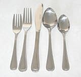 60 pc. Heavy Weight Stainless Steel Primrose Flatware Set; Service for 12