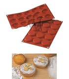 Flexible Bakeware Flan Mold 2 dia. x .5D, 15/sheet