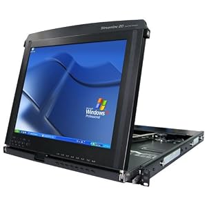 8Port Ps2 Usb Sl2d-18A Dual Rail Kvm Rack Console by ConnectPro