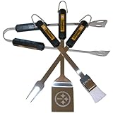 NFL Pittsburgh Steelers 4-Piece Barbecue Set
