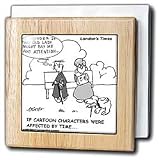 Review 3dRose LLC  / THE ELDERLY CHARLIE BROWN - 6 Inch Tile Napkin Holder