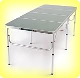 EARTH 8-PERSON BIG-ONE FOLDING TABLE -- FREE XMAS GIFT WRAP -- w/easy, FAST Set Up & Take Down -- STRONGER Anodized Aluminum Frame -- CONVENIENT Fold Up Design with Carry Bag
